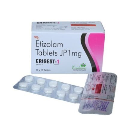ETIZOLAM TABLETS 1 MG is an anxiety- medicine used for the treatment of panic disorders, anxiety, and insomnia(sleeplessness).  Anxiety is persistently worrying about everyday situations