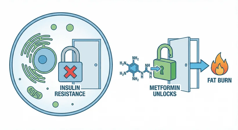 Metformin for Weight Loss in Non-Diabetics: The UK Dosage & Safety Guide 2 Gemini Generated Image eon4dueon4dueon4 1